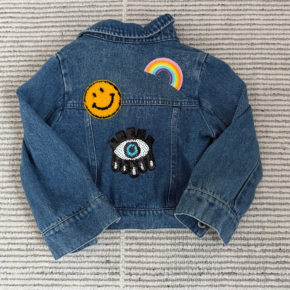 Miki Miette 2T Patch Denim Jacket